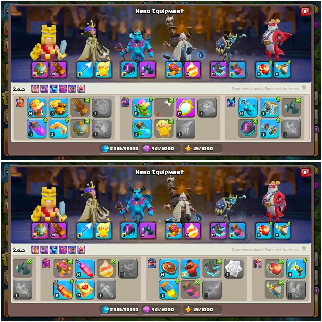 [BEST DEAL] TH18 NEAR MAX/TH17 MAXED | 3 HERO MAX | GD DFC | GOOD EPIC | NC 1500 | XP-213 | 1752 WS | GD TROOPS | WALL TH17 MAXED | FULL ACCESS - Global