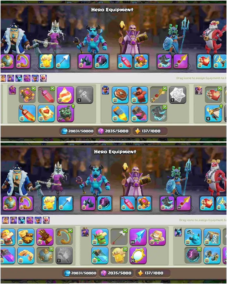 [TOP BEST DEAL] TH18 NEAR MAX | MAX WALL | ALMOST 5 HERO MAX | 6 EPIC MAX | NC YES | 4030 WS | MAX DFC | XP-262 | FULL ACCESS - Global