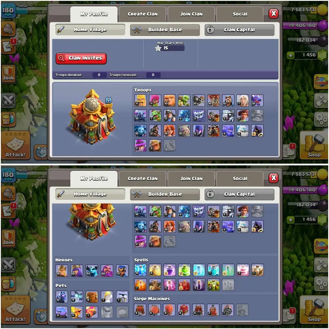 TH 16 QUALITYFULL ACC✦ HIGH DFC✦HERO|60|60|44|50|21✦FREE NC✦HIGH EPIC✦ 8 PRT AND 7 SIGE HIGH LEVEL ✦EVERY SIDE HIGH - Global