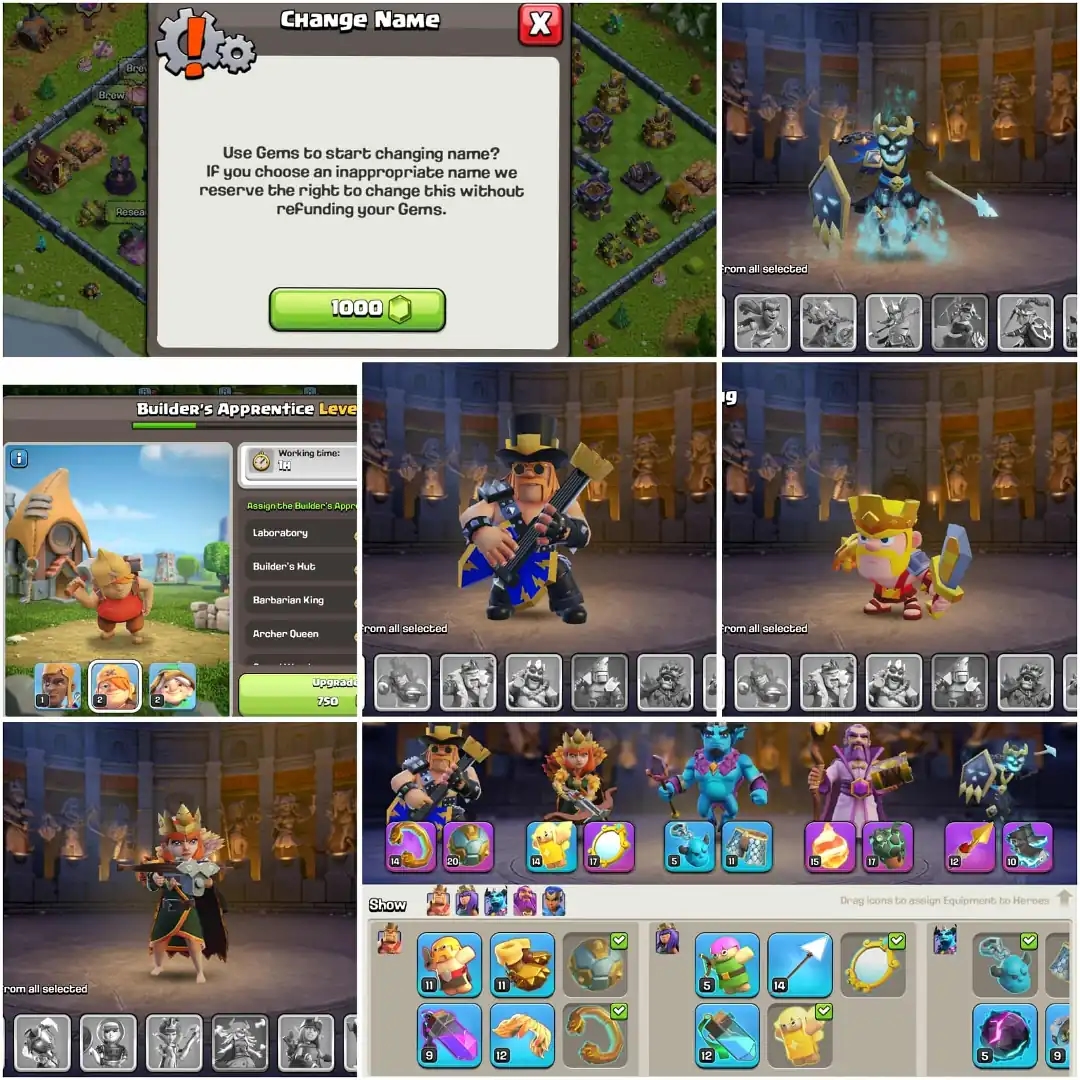 TH 16 HIGH EPIC ACC✦EVERY EPIC HIGH LEVEL✦HERO|57|58|49|38|21✦NC YES✦7 PET ✦HIGH DFC✦WOW PROFILE✦ 5 HERO SKIN - Global