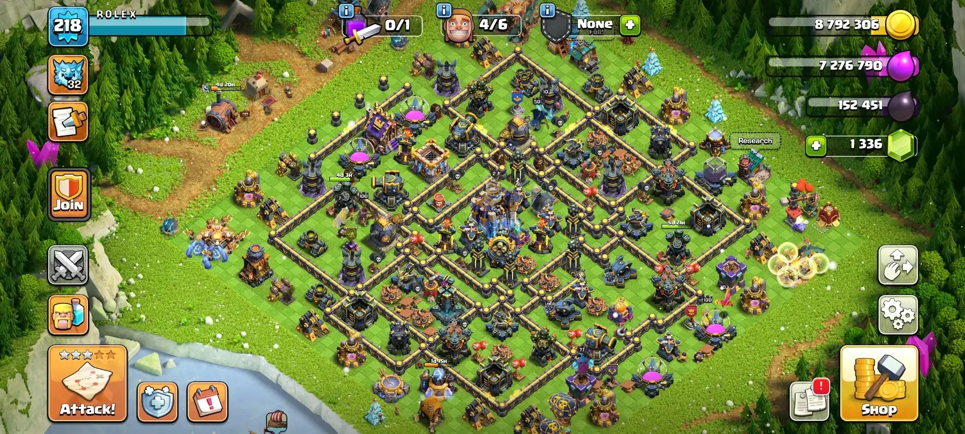 Th17 100% max Out>Th18 New ➤Nc Yes ➤Heroes: 100-100-77-75-50 ➤3 Epic Max Almost ➤2040 Ws ➤Full Access ➤Very Best Deal - Global