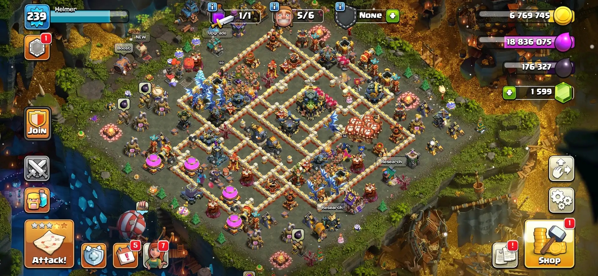 Christmas Offer🎄Th 17 Super Account🎄Almost Max🎄Heros 100-100-73-75-50 🔥 High Epic Equipment 🔥 Super Quality Account ✨ Big Discount - Global