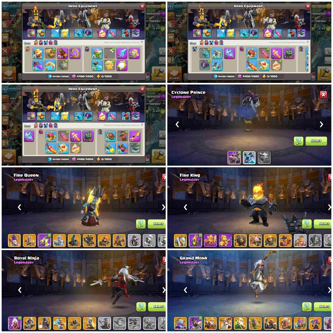 CHRISTMAS OFFER | EXP-262 | TH18 NEAR MAX | 6 EPIC MAX | HEROS- 100-100-90-75-50 | FULL ACCESS | 12 EPIC EQUIPMENT | BEST DEAL - Global