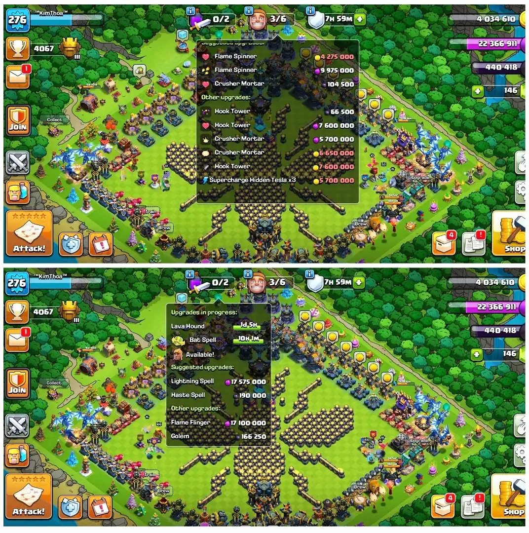 [Cheapest] TH 17 99% MAX |274 XP | All Max Equipment | Max Hypercharge | Heros: 100/100/80/75/50 | Max Builder Hall | 13× Hero Skin | QUICKLY Delivery - Global