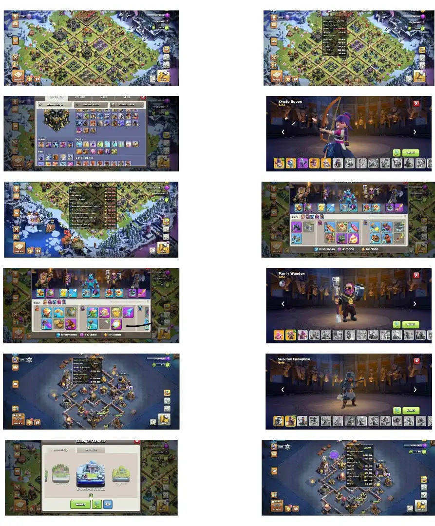 Instant delivery➤th 17 full max➤heros 100_100_90_75_50➤100% defence max➤paid scenery & 15 hero skin➤all epic equipment | Full Access - Global