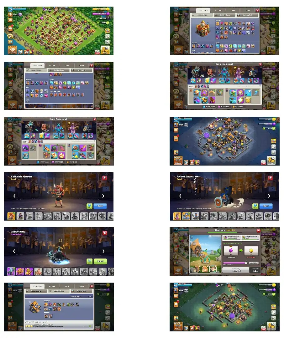 Cheapest Price ➤th 16 fully max➤heros 95_95_74_70_75➤100% defence & wall max➤3 epic equipment max➤paid scenery & skins➤Full Access - Global