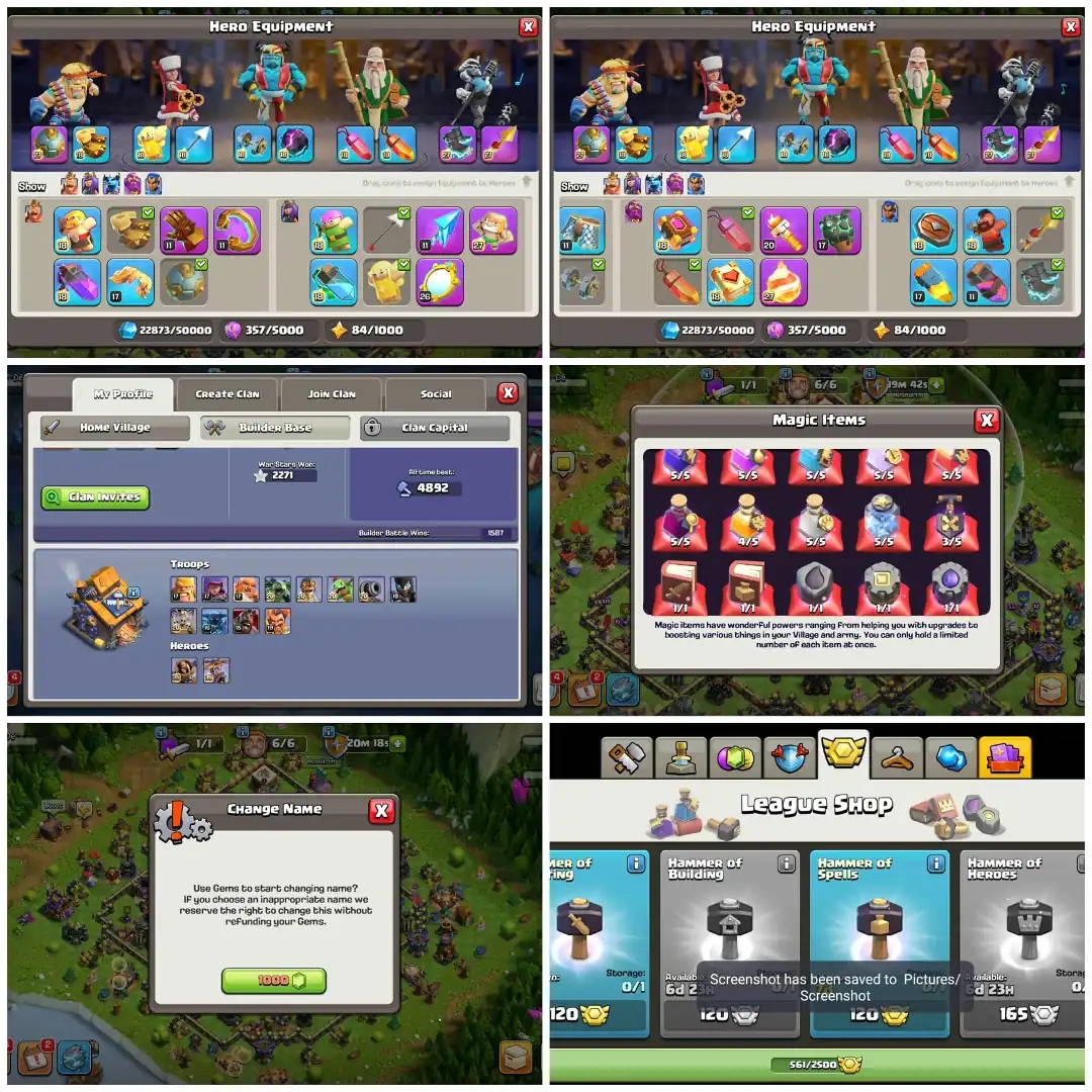 [MARKET CHALLENGING] EXP-253 ➤TH18 MAX ➤ PREVIOUS5 HEROS MAXED | 6 EPIC MAX OTHERS HIGH ➤HEROS- 100-100-90-75-50 ➤11 EPIC EQUIPMENT ➤NC- 1000 ➤ - Global
