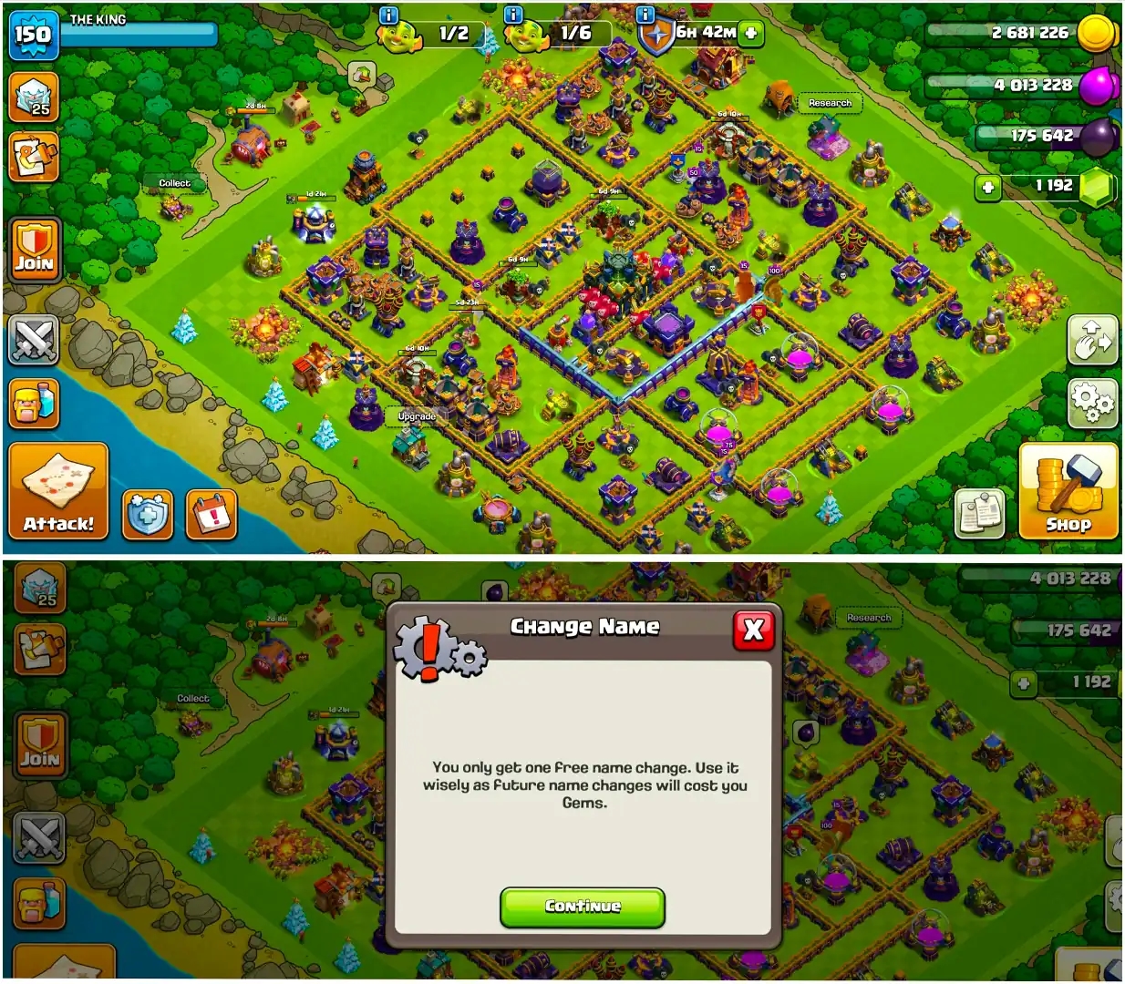 [6 EPIC 20 LVL] BEST OFFER | TH17 NEAR MAX | NC FREE | HEROES: 65-81-39-58-30 | FULL MAGIC ITEMS | GOLDEN WALL | HIGH DFC | XP-150 | FULL ACCESS - Global