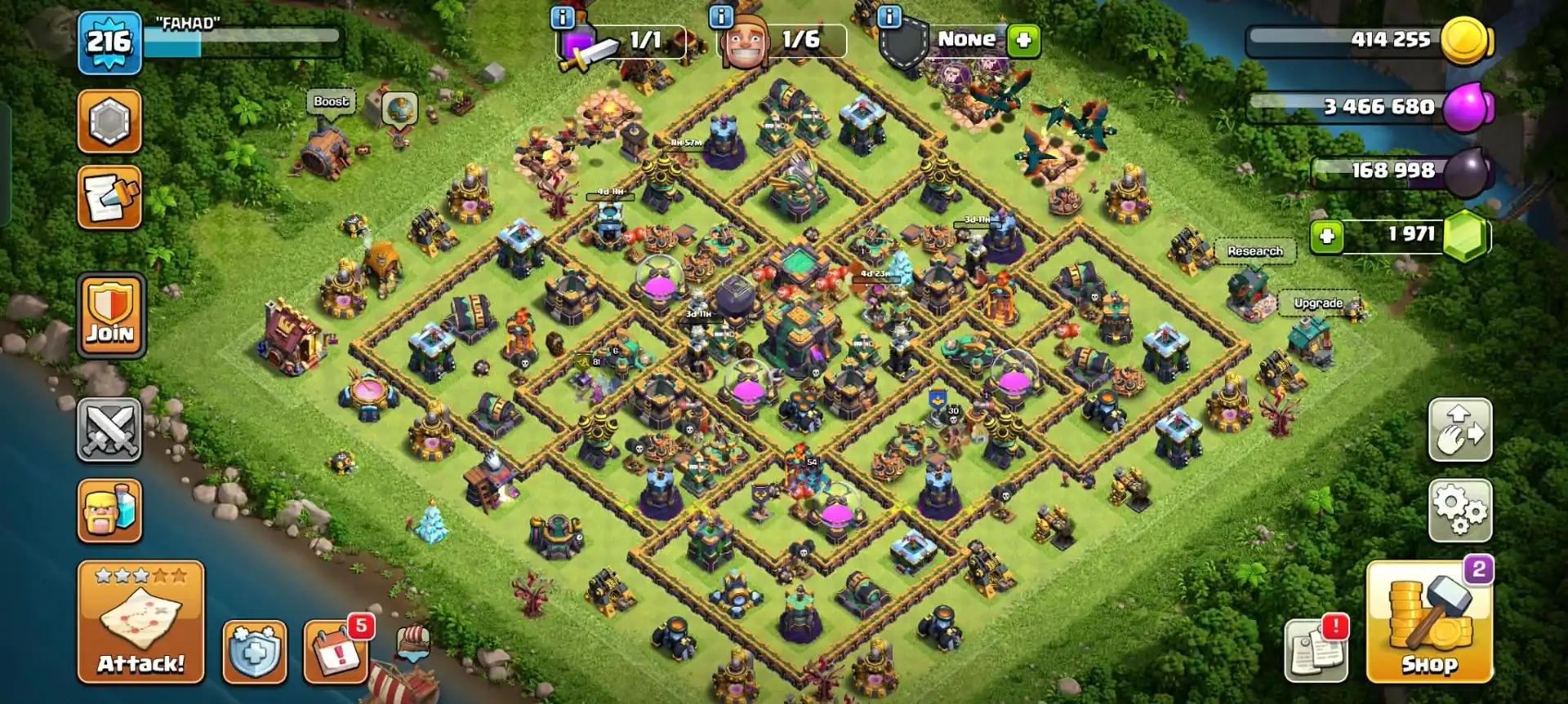 BOOM OFFER❤️‍🔥TH 14 LAB 100% MAX ACC❤️‍🔥HERO|80|81|54|57|30 ❤️‍🔥MAX WALL AND DFC❤️‍🔥HIGH PROFILE❤️‍🔥HIGH EPIC❤️‍🔥6X HERO SKIN❤️‍🔥6B❤️‍🔥 - Global