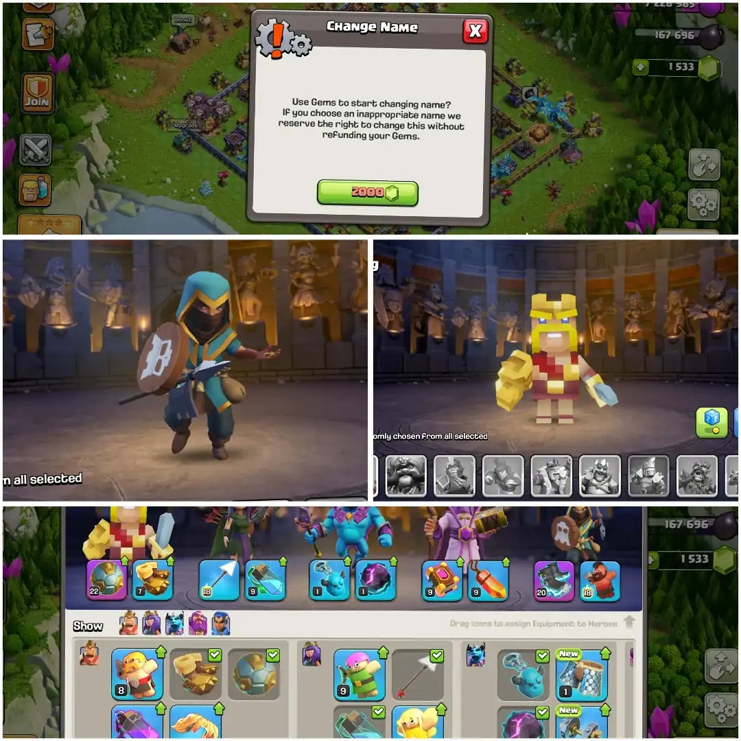 MOST DEMANDING TH 17 WOW ACC✦HERO|70|75|51|59|32✦HIGH WALL✦HIGH DFC✦AWESOME EPIC ✦9 PET AND 7 SIEGE VERY HIGH LEVEL✦GOOD PROFILE✦6B✦ - Global