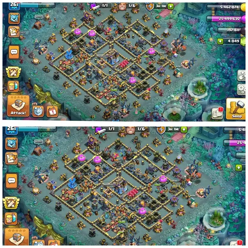 [12 Epic Equipment]➤➤Th18 Exclusive Account➤➤Heroes:100-100-90-77-52➤➤Dragon set➤➤22 Skins➤➤War Arena Scenery➤➤1540 Cwl medals - Global