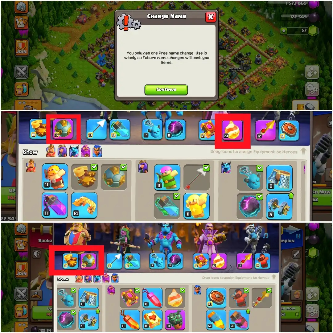 [WORLD BEST DEAL] TH18 NEAR MAX [NC FREE] [HIGH WALL] SPIKY BALL MAX | HEROES: 72-73-40-56-35 | SB-MAX+FB-23 | FULL ACCESS - Global