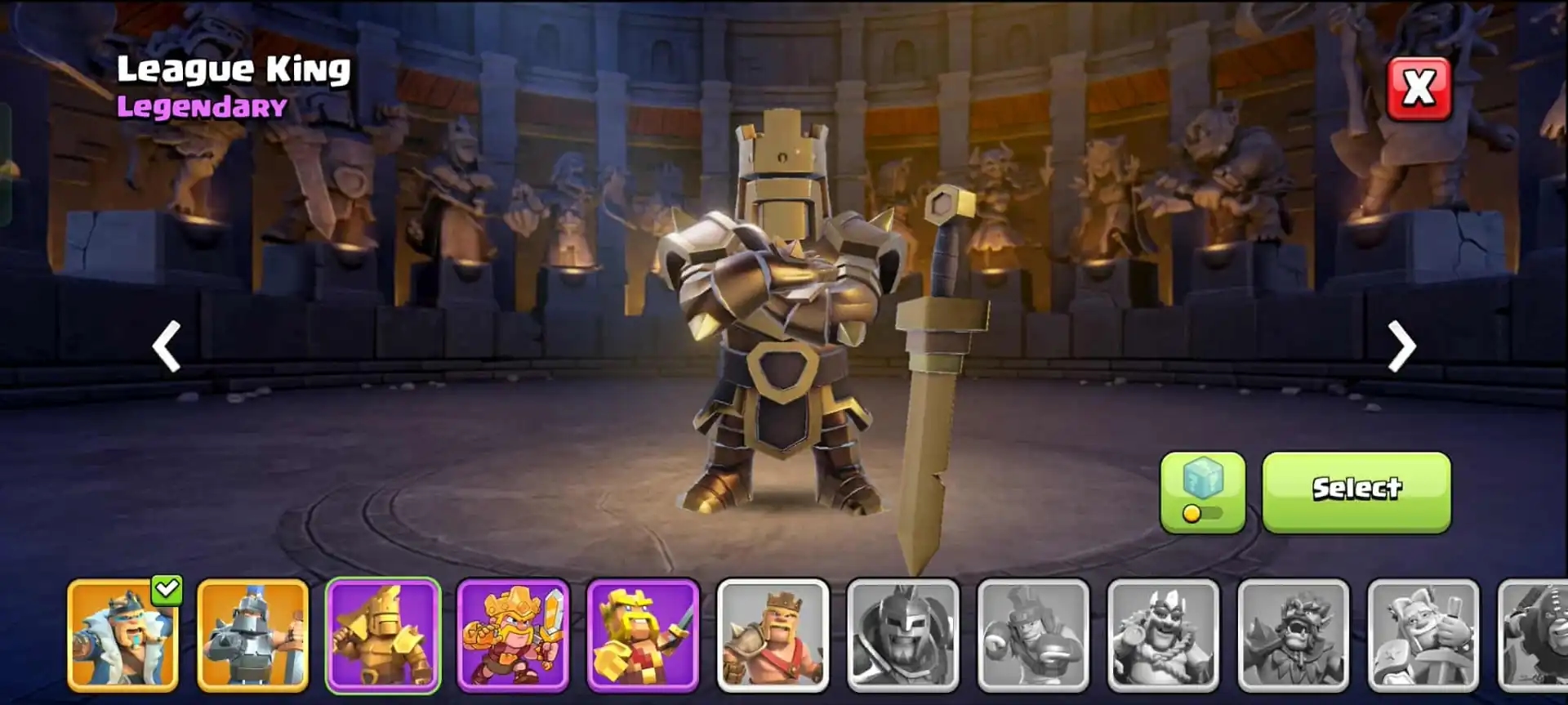 MOST RARE LEAGUE KING SKIN✦TH 15 ALMOST MAX✦ HIGH EPIC LEVEL✦HERO|83|83|59|54|35✦14X HERO SKIN ✦BUILDER BASE 95% MAX✦ DFC 95% MAX HIGH PROFILE - Global