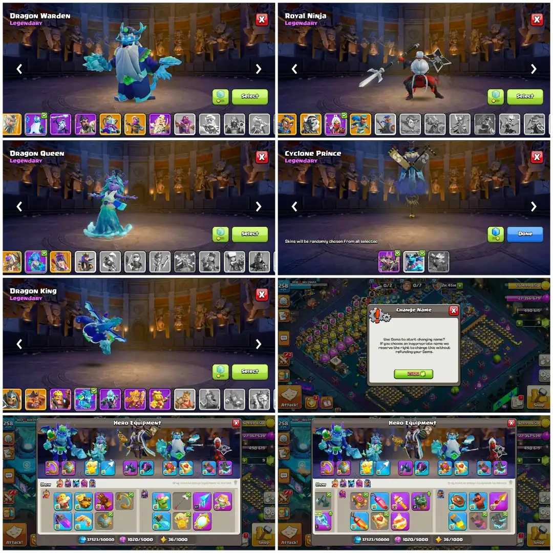 [SUPER DEAL] EXP-258 ➤TH18 PREVIOUS 5 HEROS MAXED | 8 EPIC MAX OTHERS HIGH ➤HEROS- 105-105-94-75-54➤13 EPIC EQUIPMENT ➤ FULL ACCESS ➤ - Global