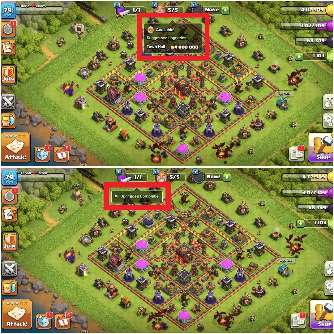 [NC FREE] [200% MAX OUT] TH10 FULL MAX [NOTHING LEFT] 2X EPIC AVL | HEROES: 40-40-20 | 170 WS | XP-79 | 5B | 1100 GEMS | FULL ACCESS - Global
