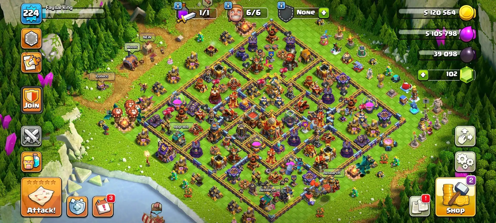[Nc Free] Bhilder Hall 100% Max | Th16 Near Max | FA-MAX | Heroes: 95-95-71-70-41 | 3 Hero Max | 1 Epic Max/All epic High | Xp-224 | Full Access - Global