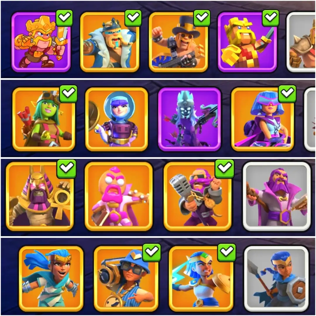 [Top Deal] Th17 Near Max [1 Epic Max/2 Epic 26 Lvl] 14x Skin | Heroes: 95-98-71-70-45 | Max Type Pets | High Dfc+ Wall | Xp-246 | Full Access - Global