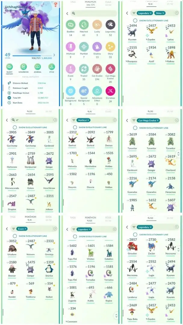 DC2 | Level49 | 52 Legendary | 31 Shiny | 6 Shiny Legend | Shiny Rayquaza | Shiny Zapdos | Shiny Kyurem | Marshadow | Lugia | Groudon | Necrozma | - Global