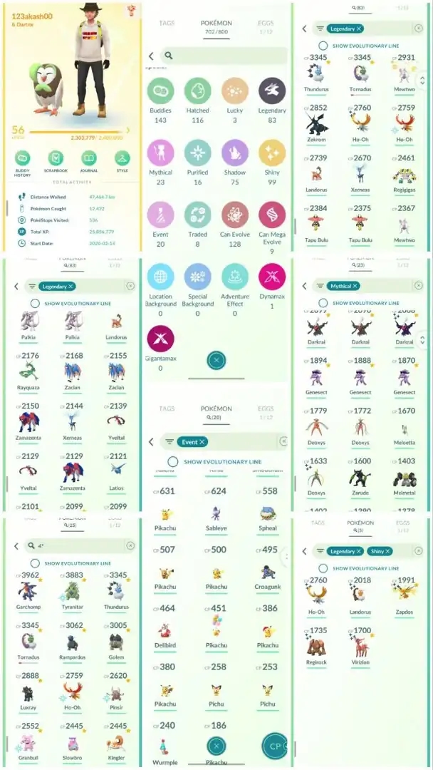 R118 | Level56 | 83 Legendary | 99 Shiny | Lucky Mewtwo | 5 Shiny Legend | Hundo Ho-oh | 25 Hundo | Rayquaza | 3 Shiny Mythical | - Global