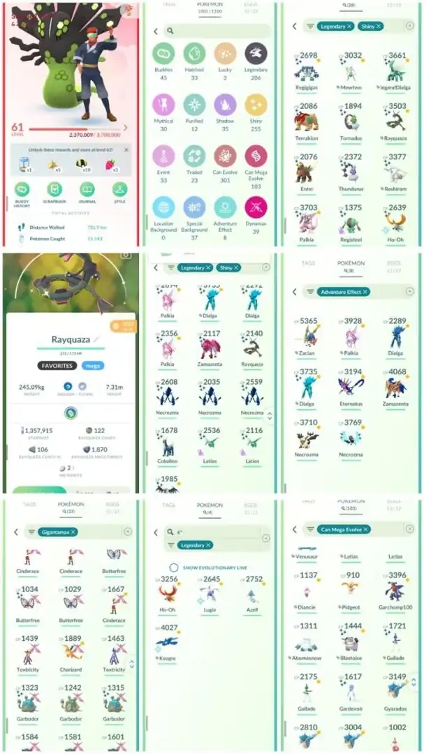 R78 | Level61 | 206 Legendary | 255 Shiny | 28 Shiny Legend | ROT Shiny Dailga | Sword Zacian | Shield Zamazenta | Shiny Mewtwo | - Global