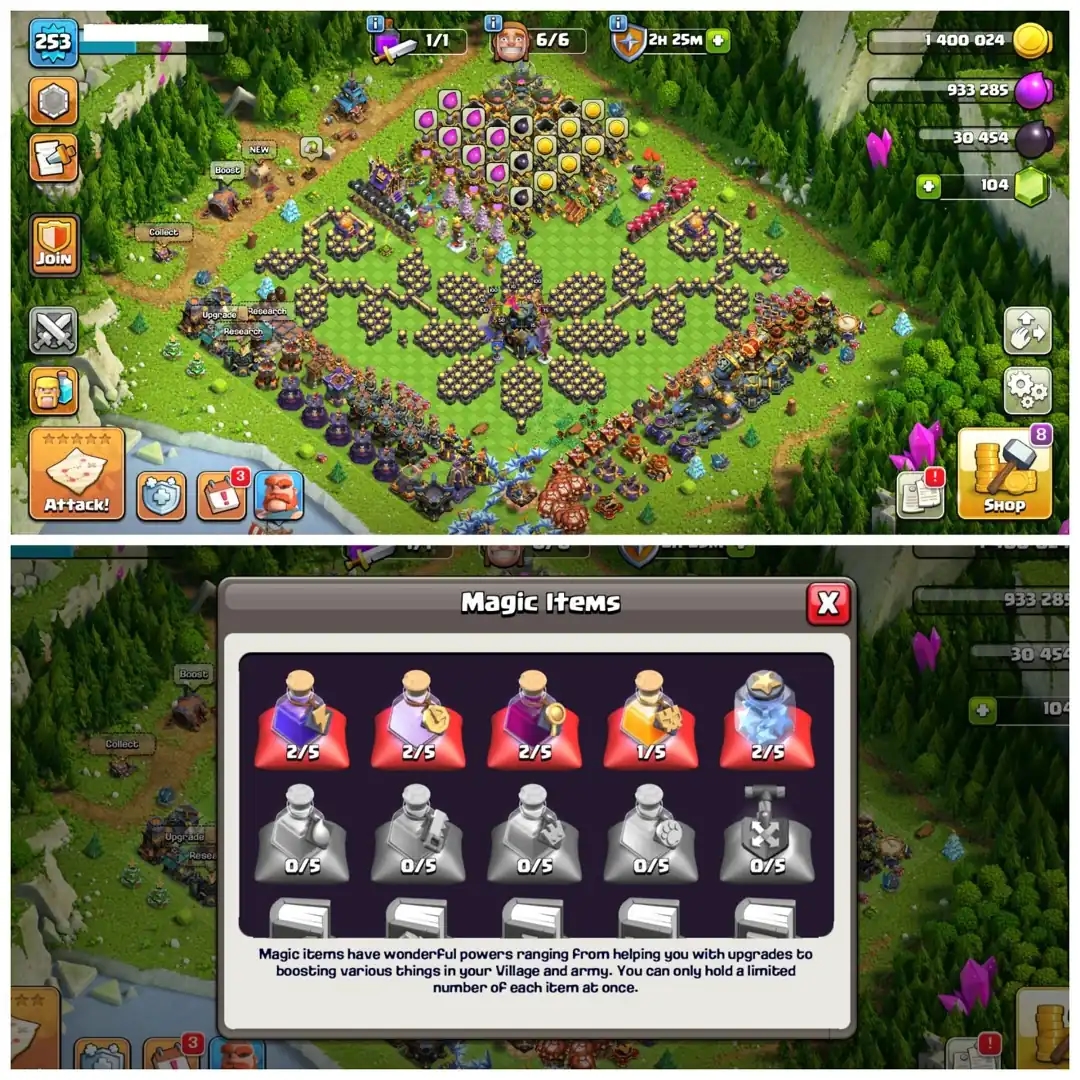 TH17 Mostly Max : XP 253 | 10 Epic Equipments | Heroes: BK100 : AQ100 : MP69 : GW75 : RC50 | Almost Everything Max | Android/iOS - Global