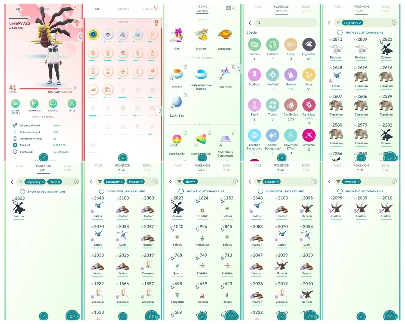 Level 41 Valor 🏆 67 Legendary 🏆 51 Shiny 🏆 Shiny Legendary Zekrom 🏆 13 Shadow Legendary 🏆 5 Special BG 🏆 All Tradable - Global