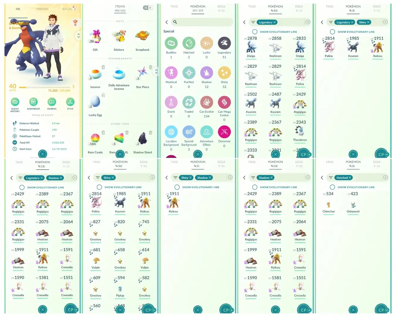 Level 40 👑 51 Legendary 👑 52 Shiny 👑 3 Shiny Legendary 👑 Shiny Shadow Raikou 👑 12 Shadow Legendary 👑 All Tradable - Global
