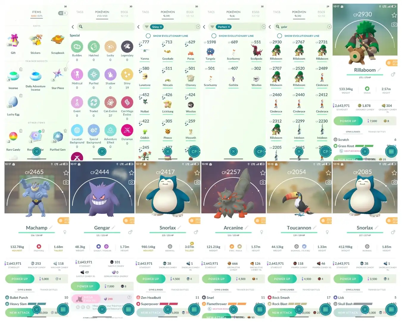 🏆 LEVEL 63 VALOR TEAM 🏆 19 SHINY 🏆 6 PERFECT IV 100 🏆 HIGH CP POKEMON 🏆 SNORLAX GENGAR MACHAMP 🏆 - Global