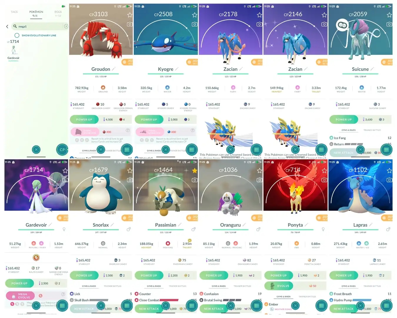 💠 INSTINCT TEAM STACKED ACCOUNT 💠 4 SHINY LEGENDARY ZACIAN 💠 20 LEGENDARY 💠 13 SHINY 💠 13 SHADOW 💠 35 HATCHED 💠 2 SPECIAL BG 💠 - Global