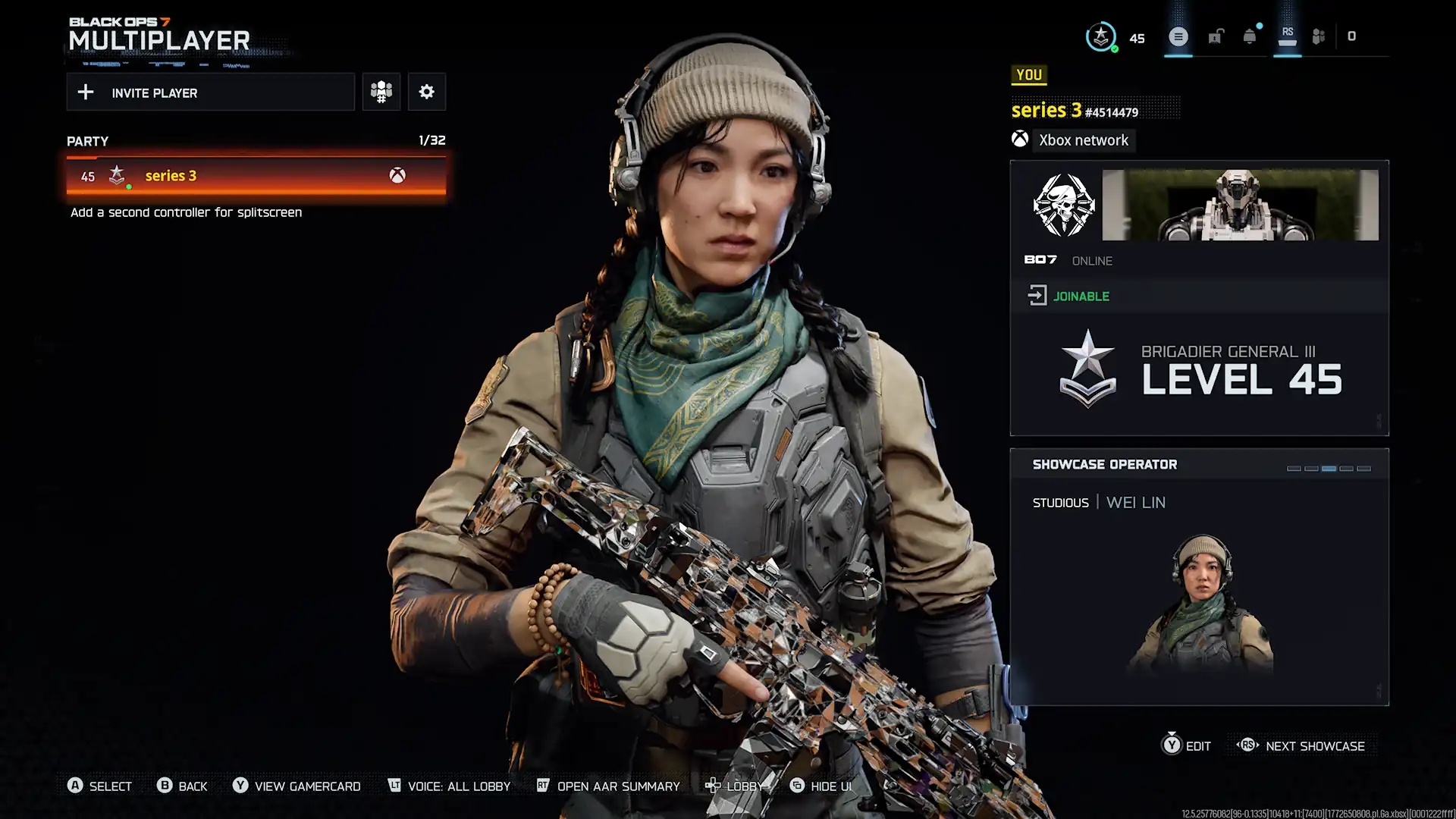 BO7 / Multiplier 👀 6 Weapons Arcklighit Camo Unlocked | Level 45 Xbox