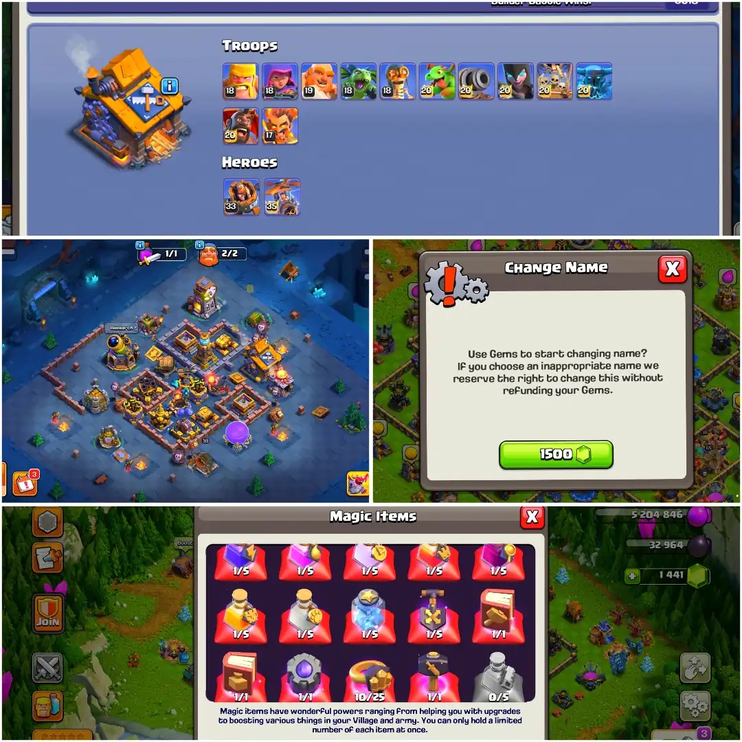 TOP DEAL | TH18 NEAR MAX [4 EPIC MAX] 4799 WS | NC YES | HEROES: 65-100-90-75-43-2 | MAX EPIC | WALL HIGH | XP-240 | 12X SKIN | FULL ACCESS - Global