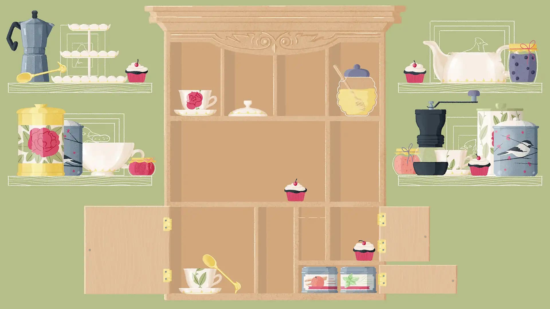 A Little to the Left: Cupboards & Drawers media 2