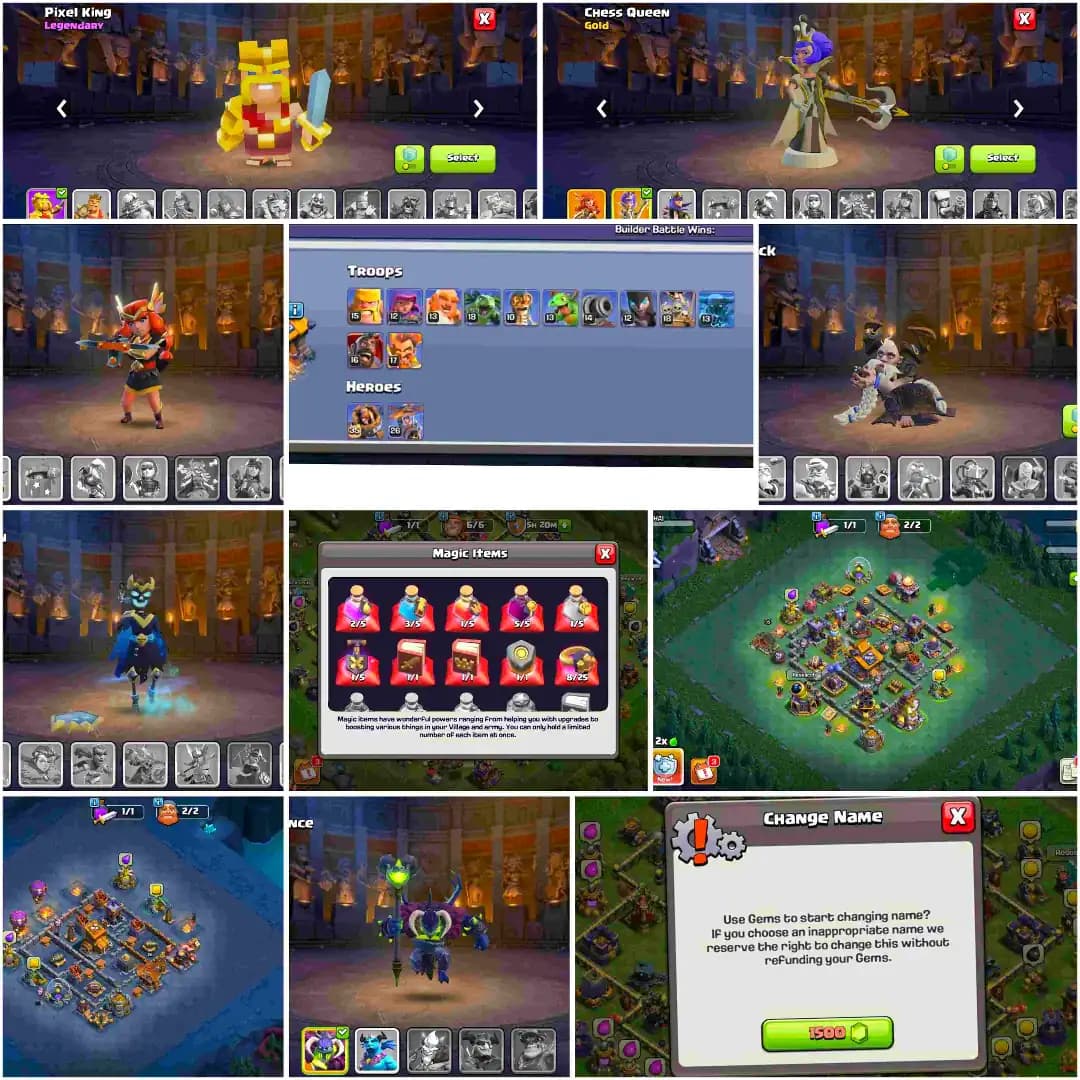 [BEST DEAL] TH18 NEAR MAX/TH17 MAXED | 3 HERO MAX | GD DFC | GOOD EPIC | NC 1500 | XP-213 | 1752 WS | GD TROOPS | WALL TH17 MAXED | FULL ACCESS