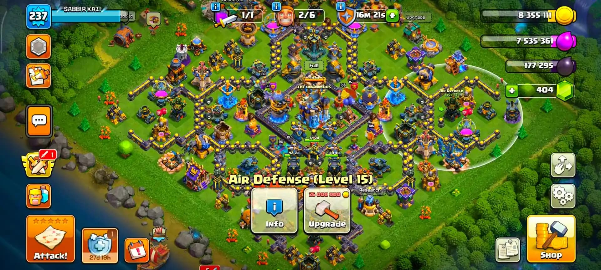 [VERY CHEAP PRICE] TH18 NEAR MAX | 6 EPIC MAX | 5 HERO MAX | MAX PETS & TROOPS | XP-237 | MAX TYPE WALL | NC 500 | FULL ACCESS