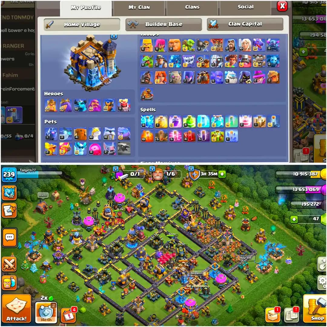 [CHEAP PRICE] TH18 NER MAX | 5 EPIC MAX | 4 HERO MAX | MAX WALL | XP-239 | HIGH PROFILE | HUGE SKIN | NC-1K | FULL ACCESS | GD DFC