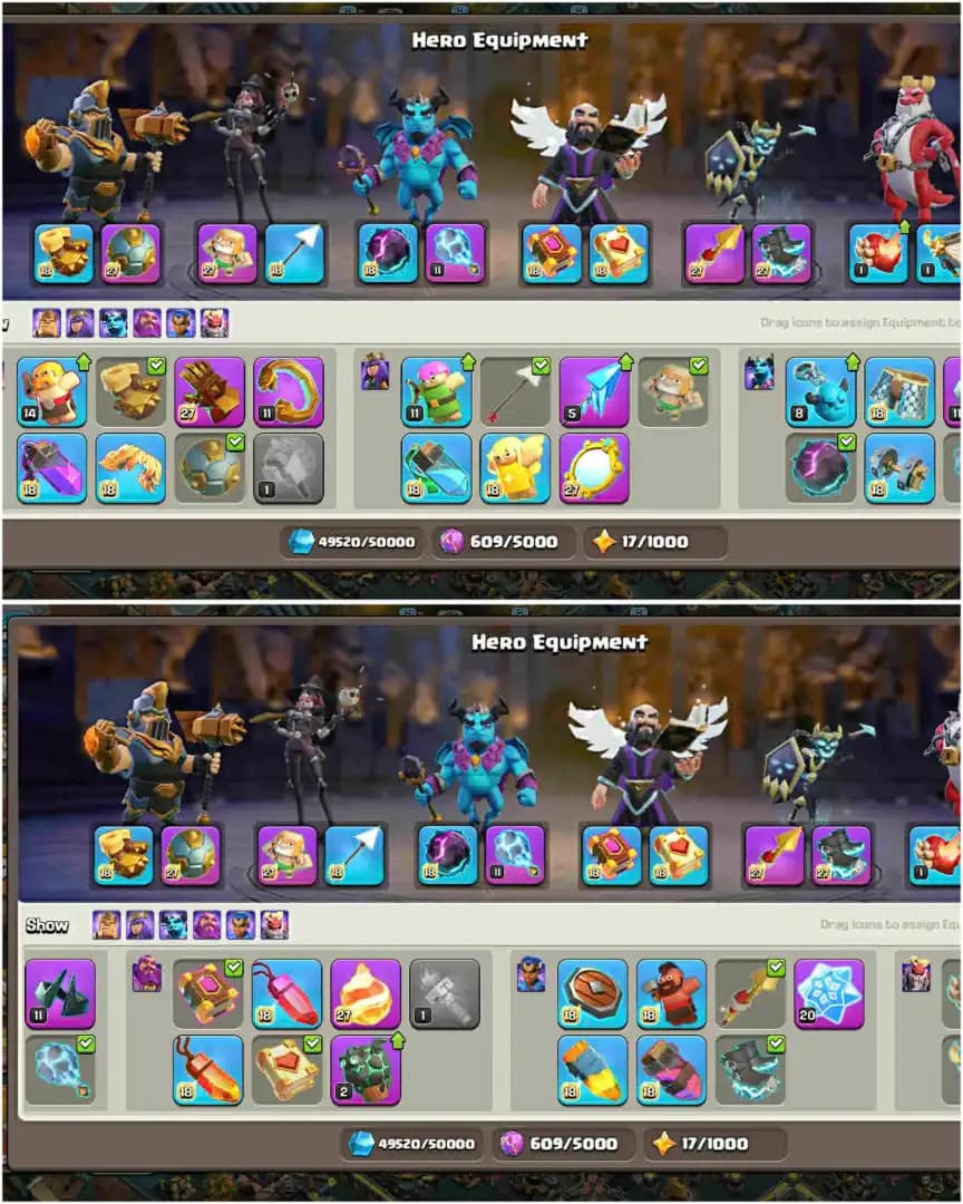 [SUPER DEAL] TH18 NEAR MAX | 9X EPIC MAX | NC YES | HEROES: 101-100-91-77-52-5 | XP-229 | RARE SCENERY | GD DFC | FULL ACCESS