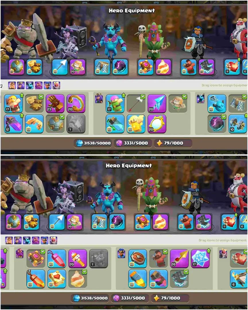 [BEST OFFER] TH18 NEAR MAX | MAX WALL | 5 HERO MAX | 3 EPIC MAX | MAX DFC | BH FULL MAX | NC YES | XP-241 | 2338 WS | FULL ACCESS