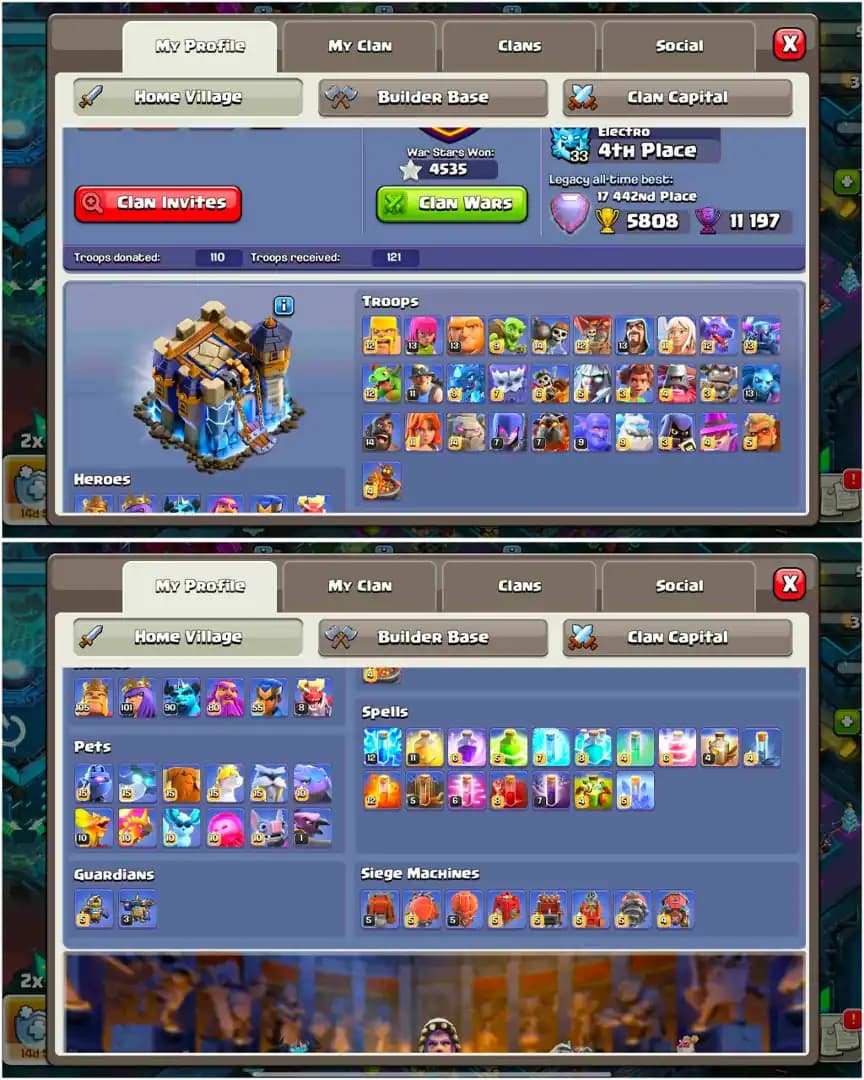 [SUPER DEAL] TH18 NEAR MAX | 7X SCENERY | 3 HERO MAX | 4 EPIC MAX 3X 26 | NC 1K | XP-264 | 4535 WS | MAX TYPE PROFILE | HUGE SKIN | FULL ACCESS