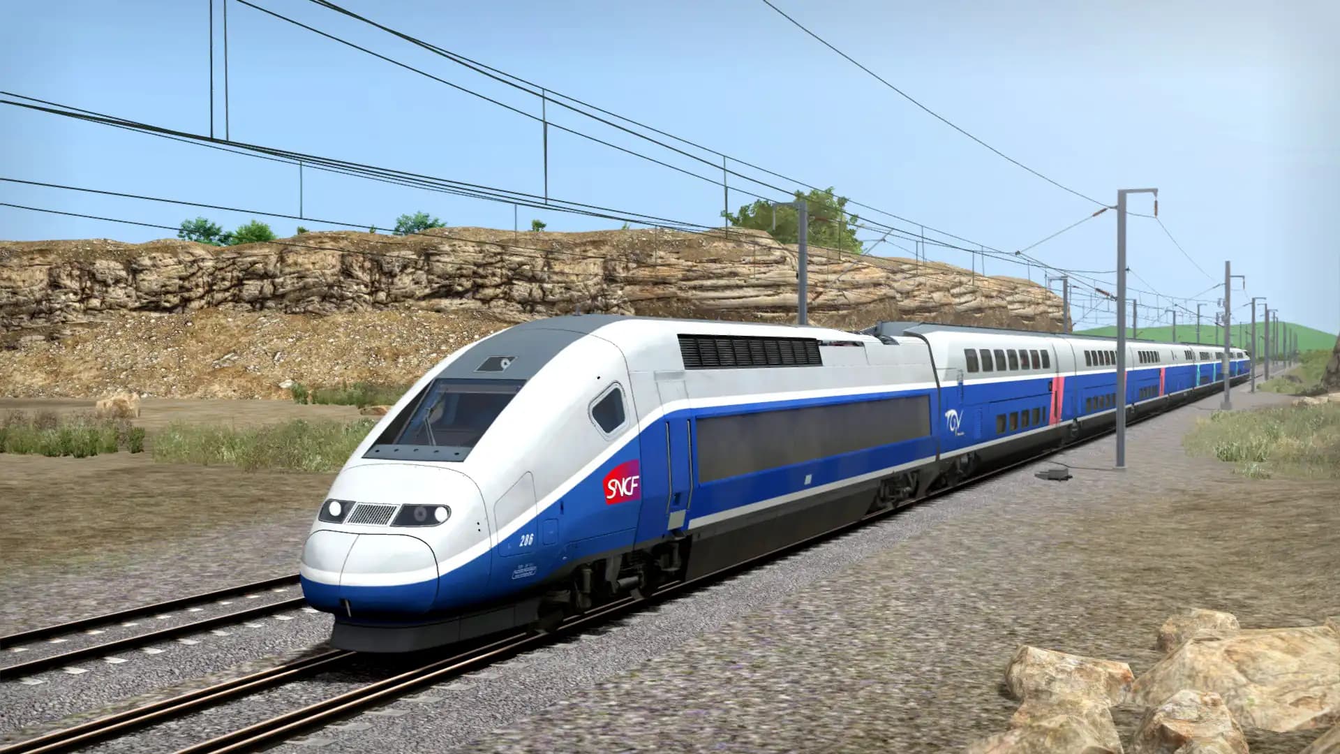 Train Simulator: LGV Rhône-Alpes & Méditerranée Route Extension media 4