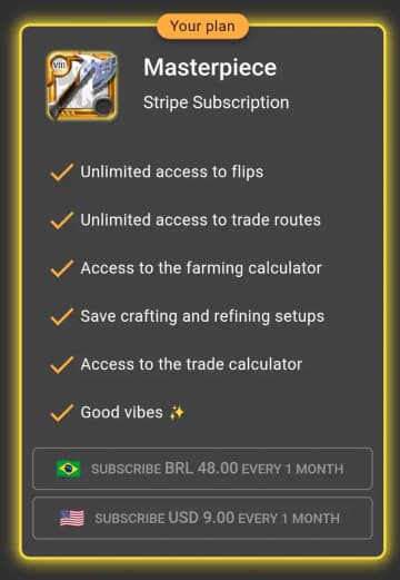 Albion Free Market Subscription