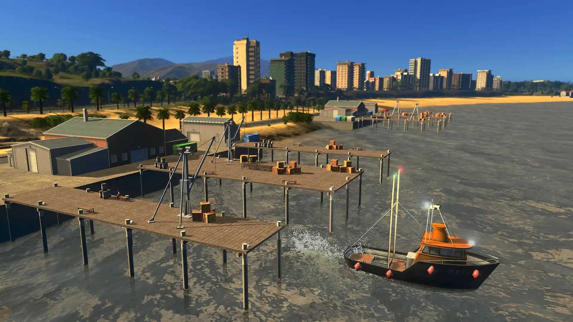 Cities: Skylines - Sunset Harbor media 3