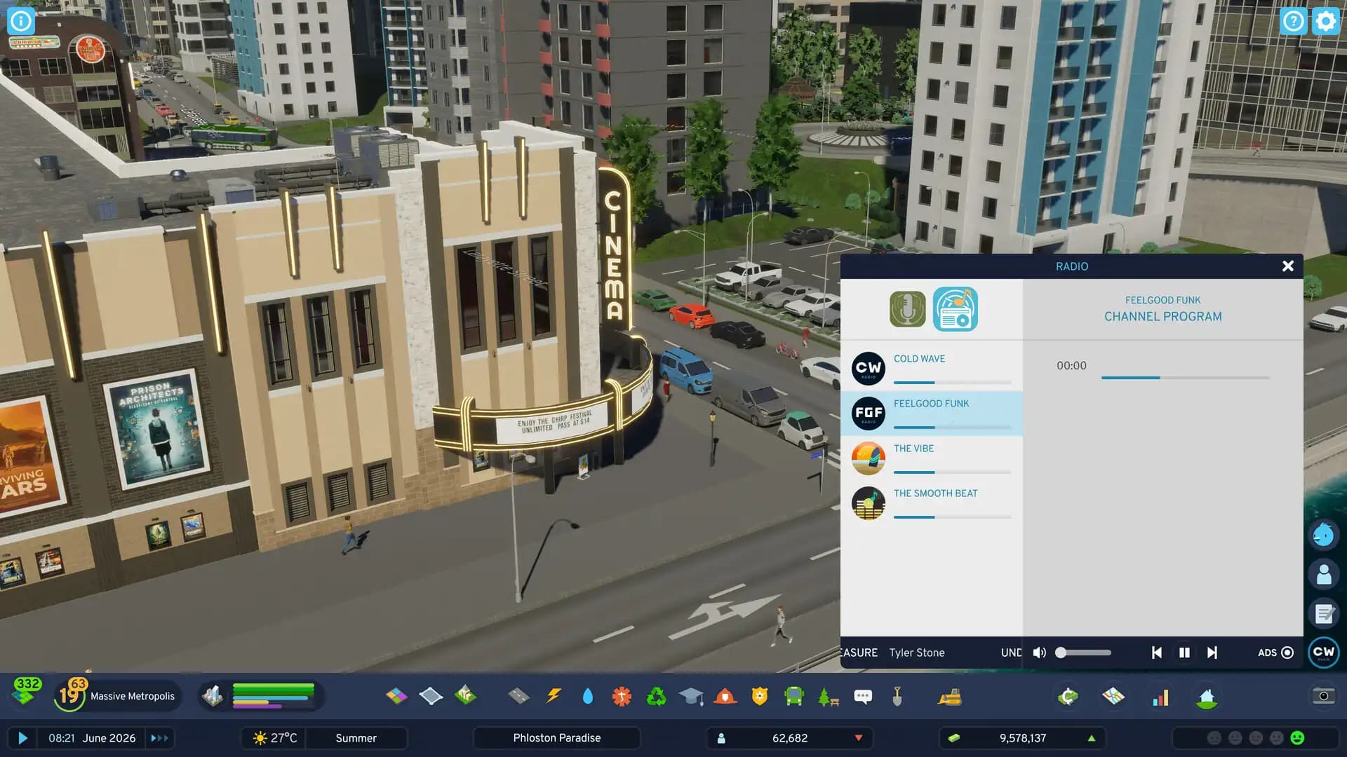 Cities: Skylines II - Feelgood Funk Radio media 1