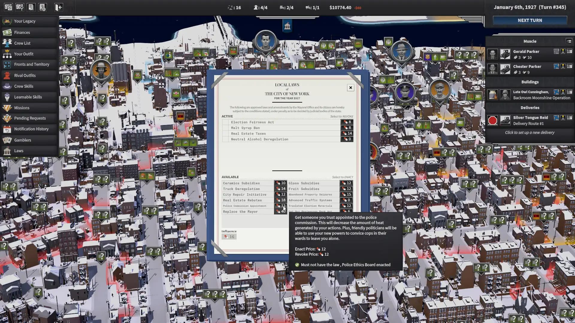 City of Gangsters: Shadow Government media 3