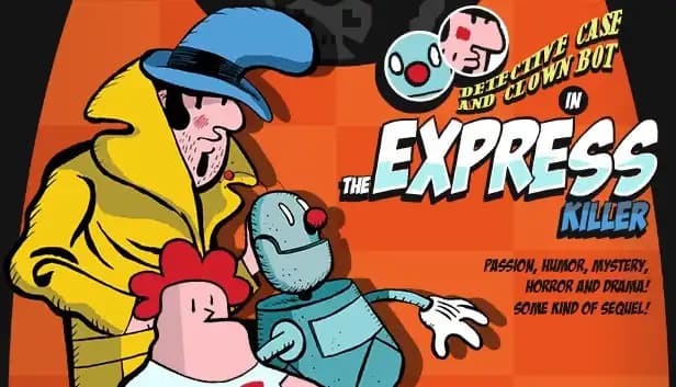 Detective Case and Clown Bot in: The Express Killer cover