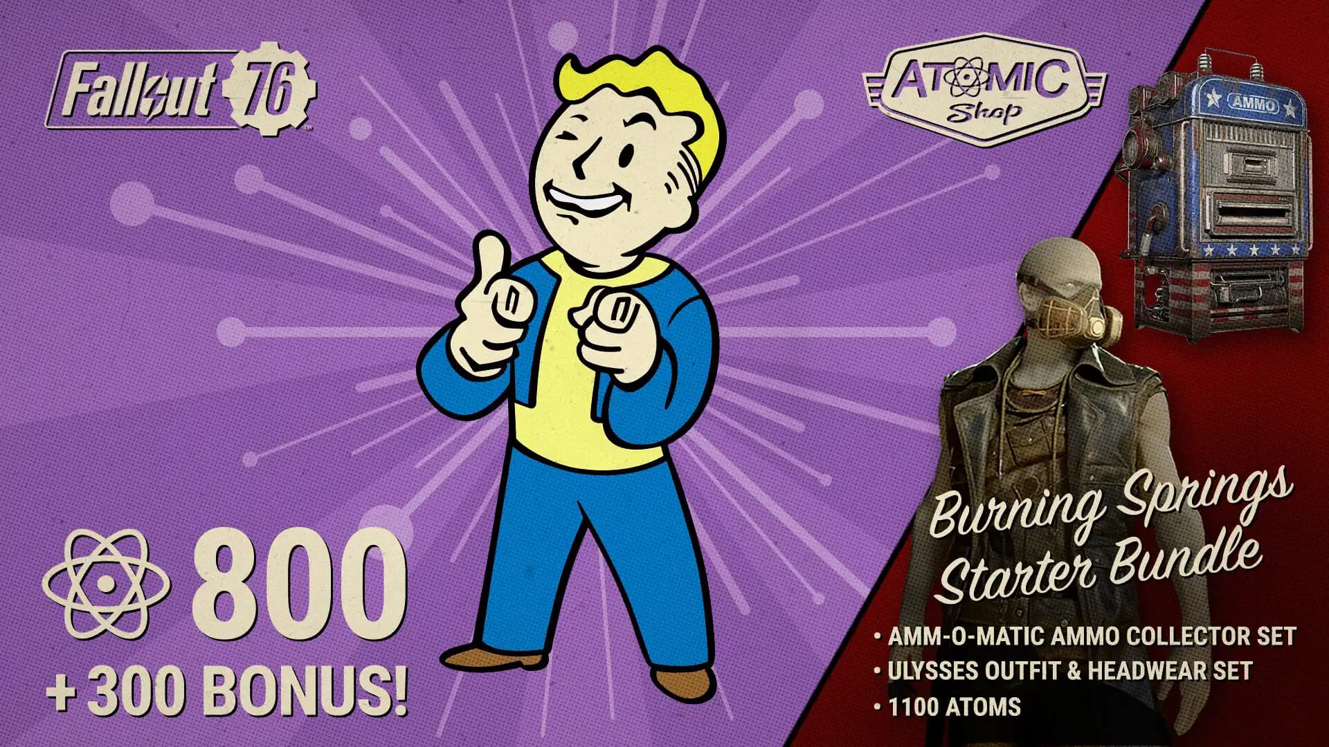 Fallout 76: Burning Springs Starter Bundle media 1