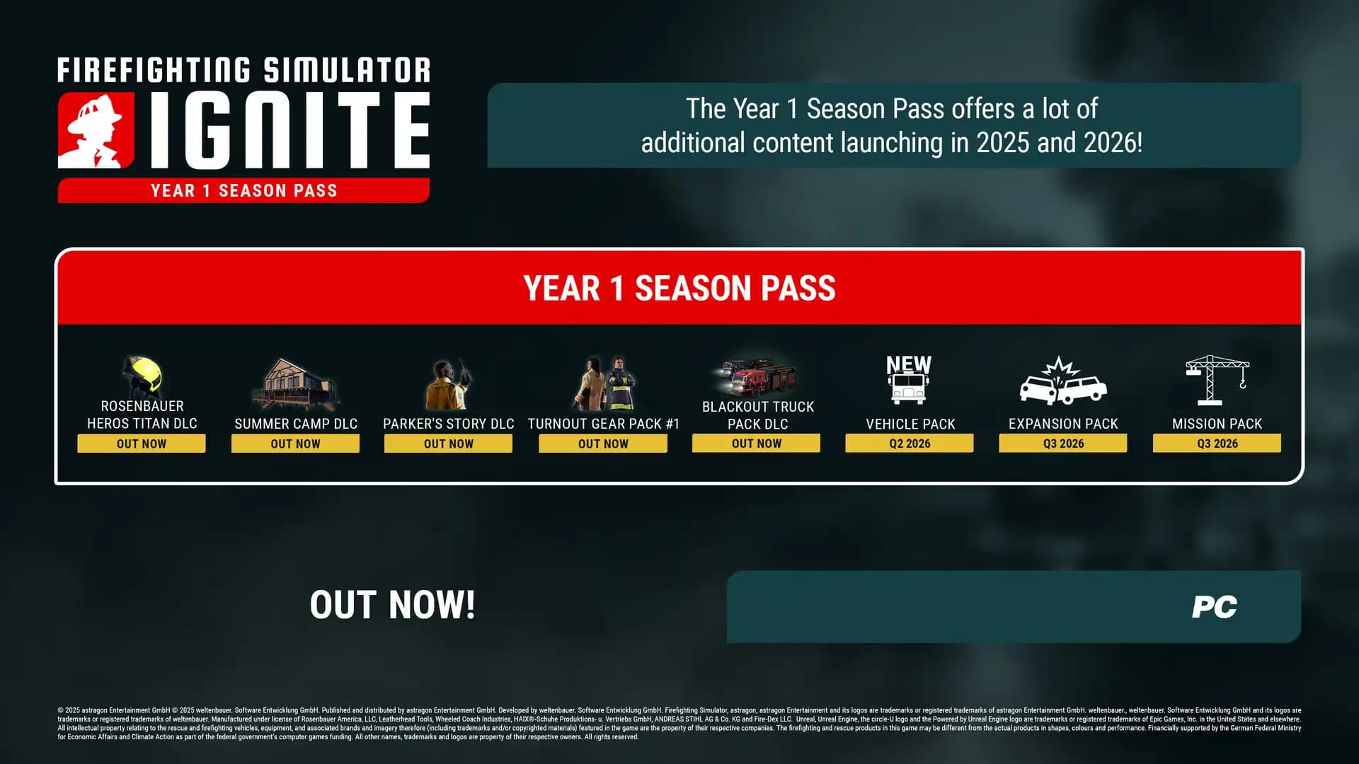 Firefighting Simulator: Ignite - Year 1 Season Pass media 1