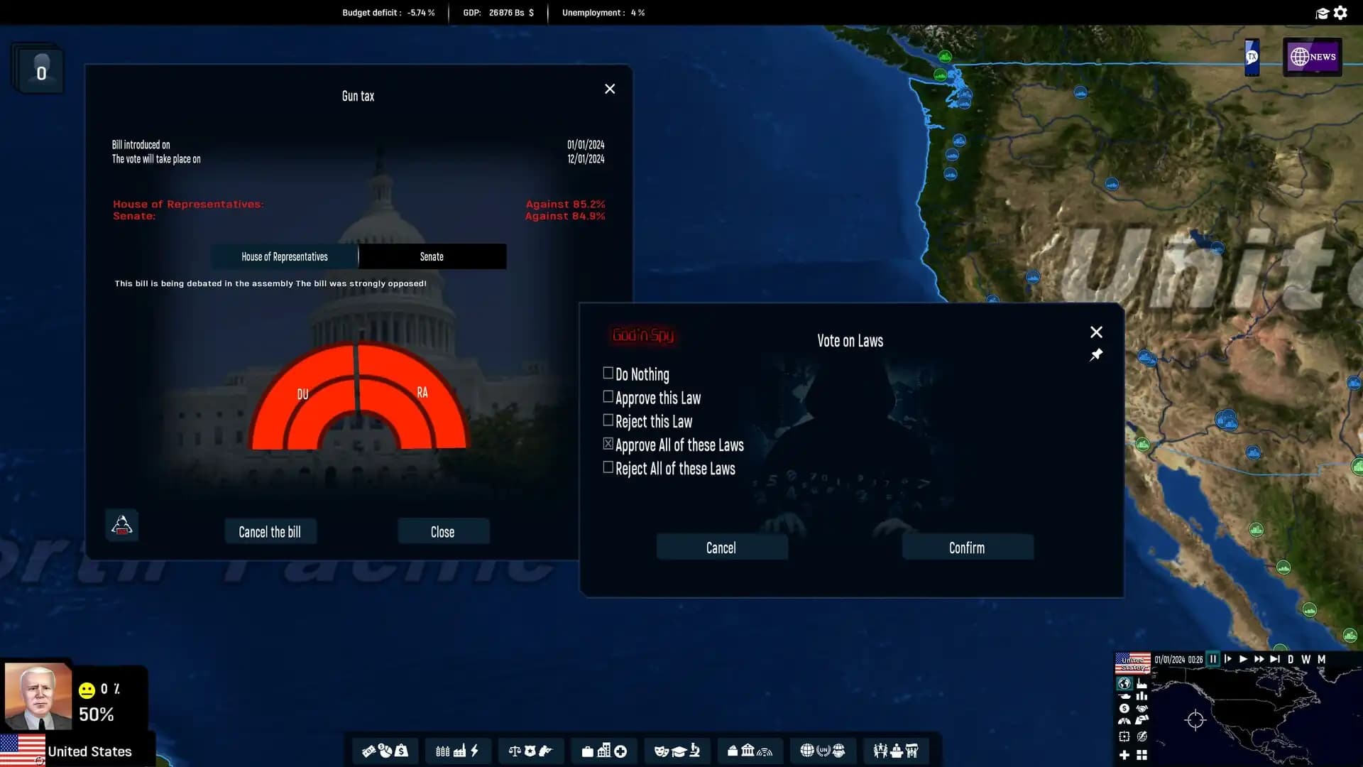 God'n Spy Add-on - Geo-Political Simulator 5 media 4