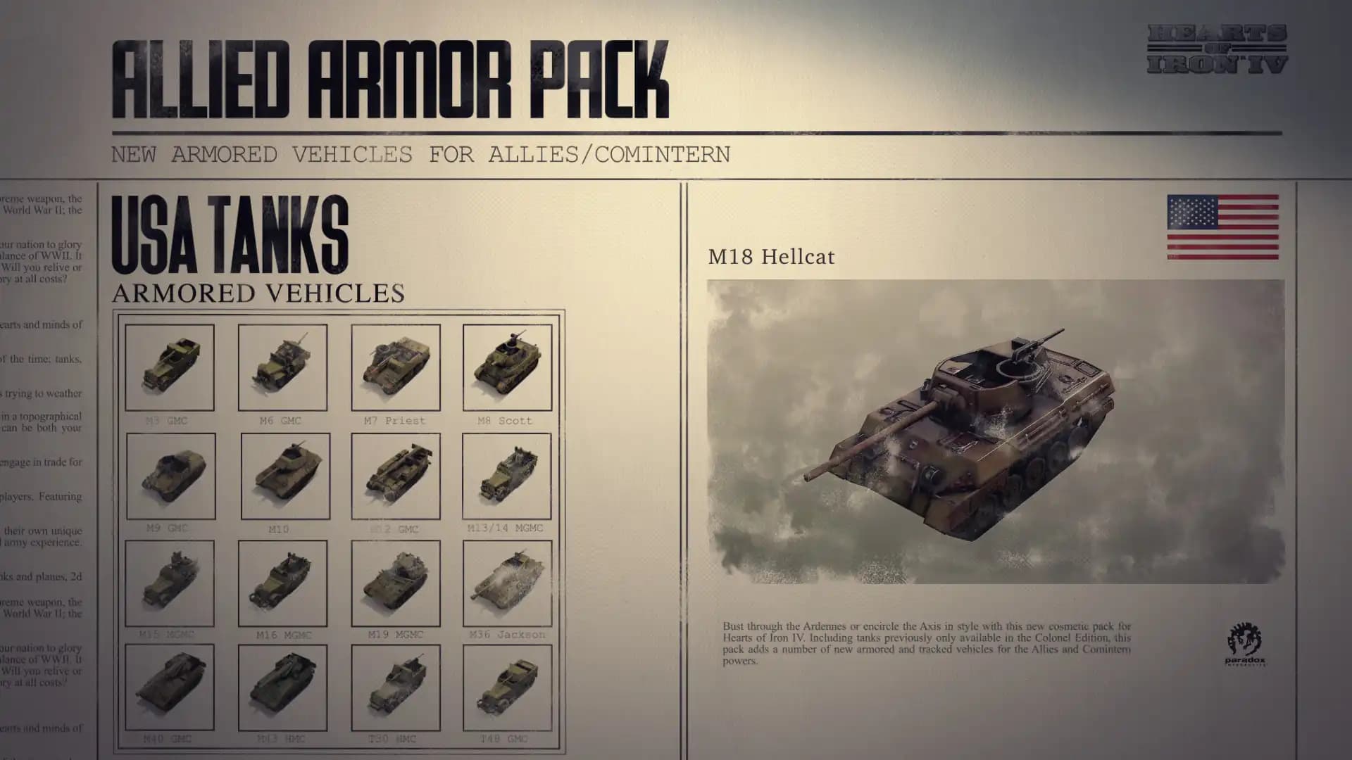 Hearts of Iron IV: Allied Armor Pack media 4