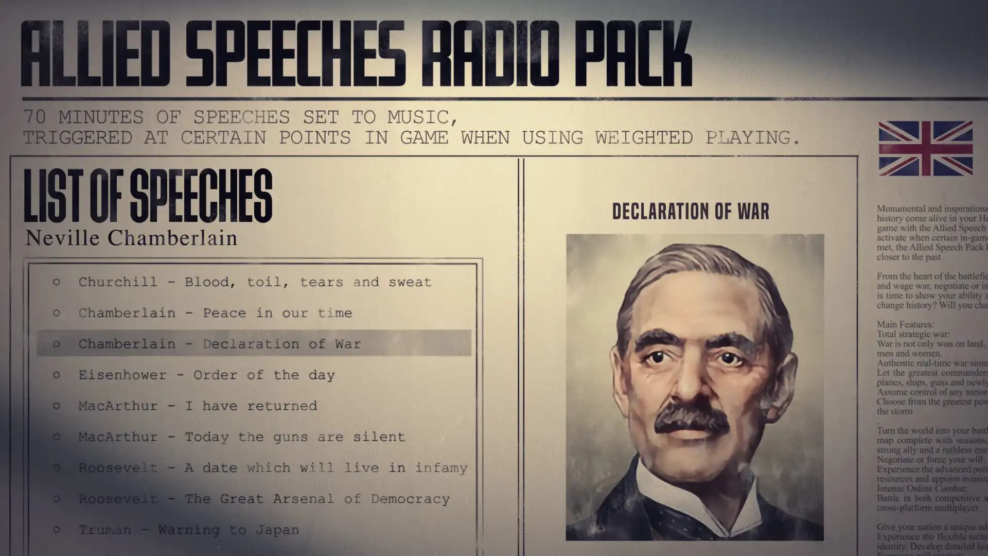 Hearts of Iron IV: Allied Speeches Pack media 1