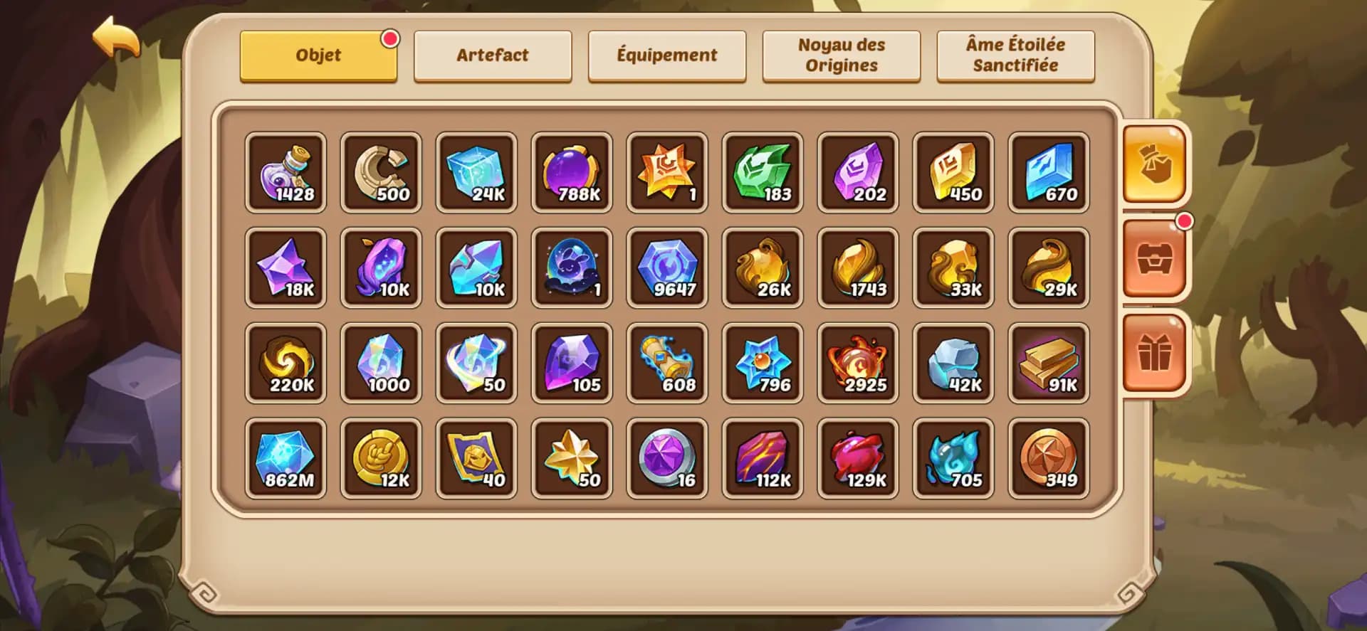IOS | LVL265 | VIP 3 | 6 Void heroes + 11E5 | 350M Power